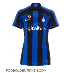 Inter Milan Romelu Lukaku #90 Hjemmebanetrøje Dame 2022-23 Kortærmet